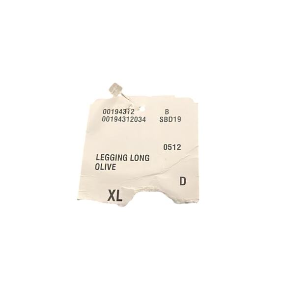 Forever 21 XL Olive Green Knit Pants w Faux Leather Insets - Picture 5 of 10